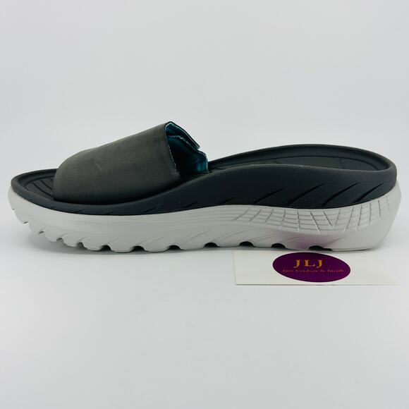 Vionic Women's Rejuvenate Recovery Slide Comfort Sandals Charcoal Vapor Size 8 - Picture 8 of 11